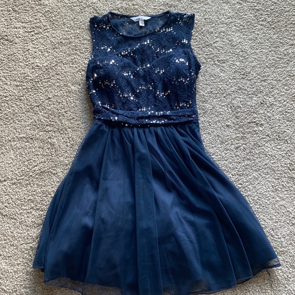 Sparkly Navy Dress